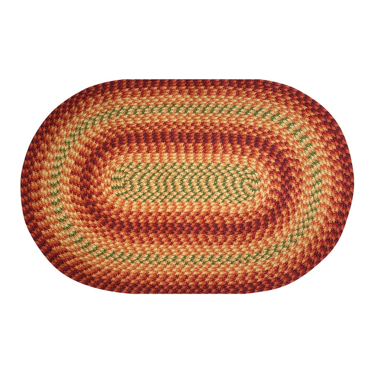 August Grove® Anastacia 100 Polypropylene Classic Design Braided Area